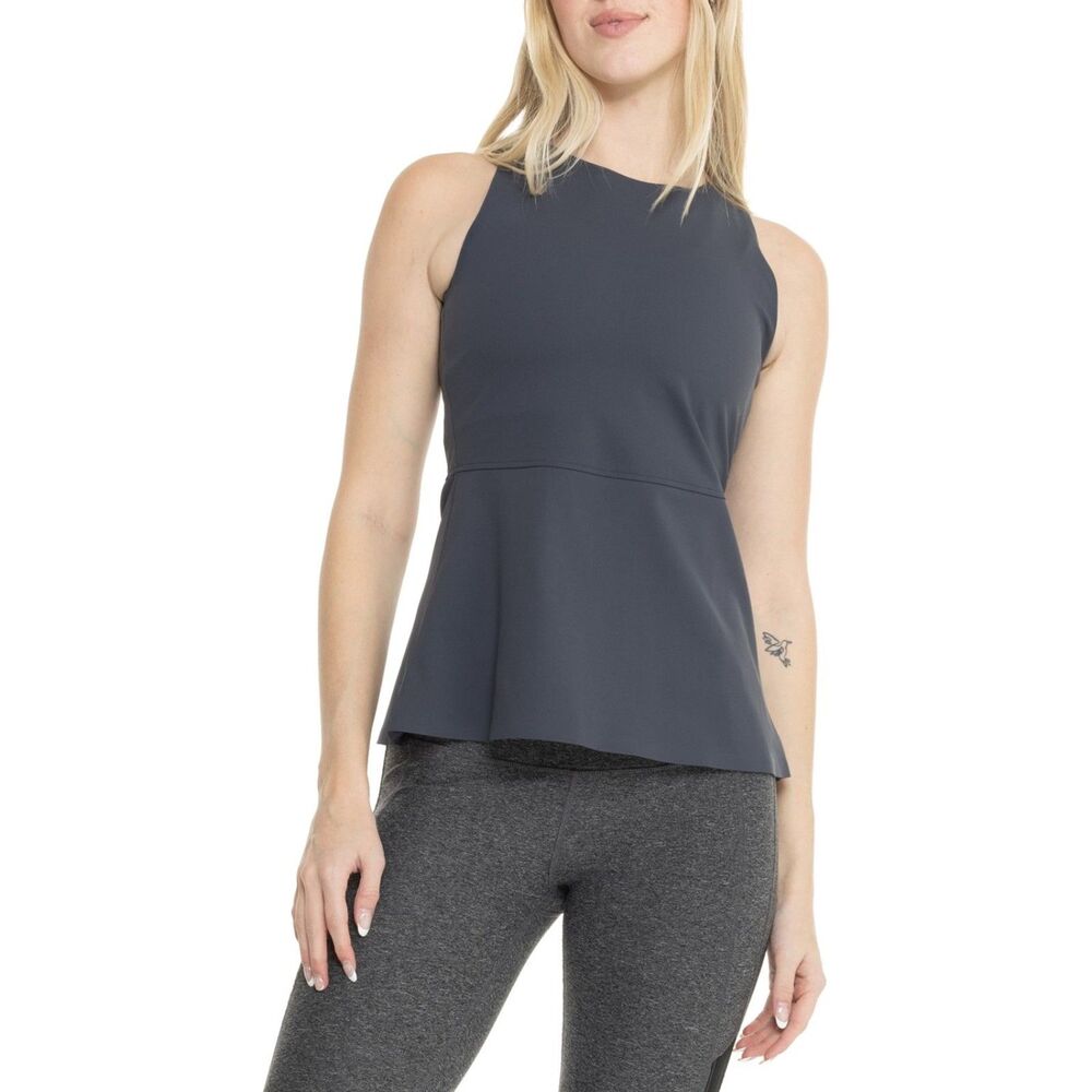 NWT Spanx 2 in 1 Peplum Shelf Bra Tank Top - XS
